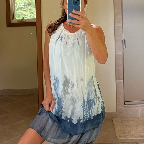 Dresses & Skirts - 100% silk dress made in Italy, One of a kind piece. It’s beautifully made